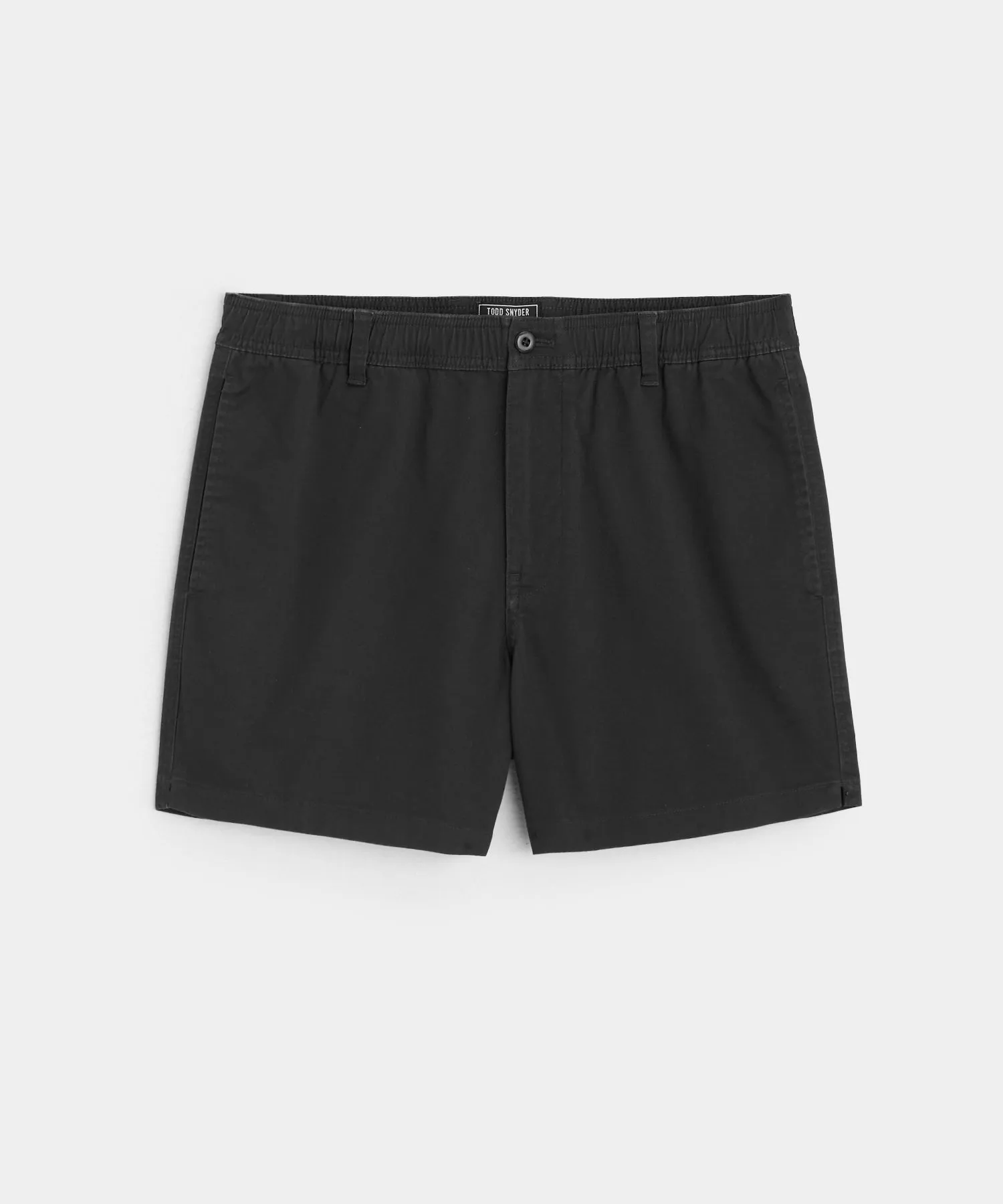 5" Cotton Beachcomber Short in Black