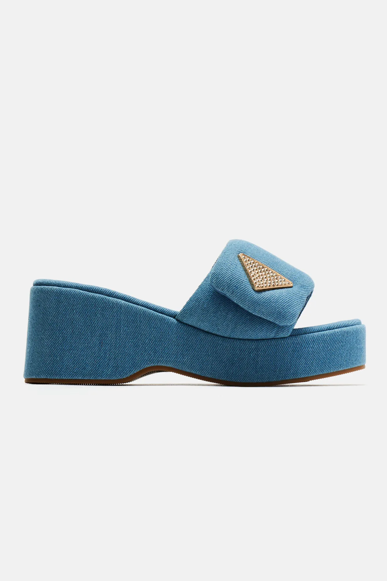 Ain't It Fun Wedges - Denim