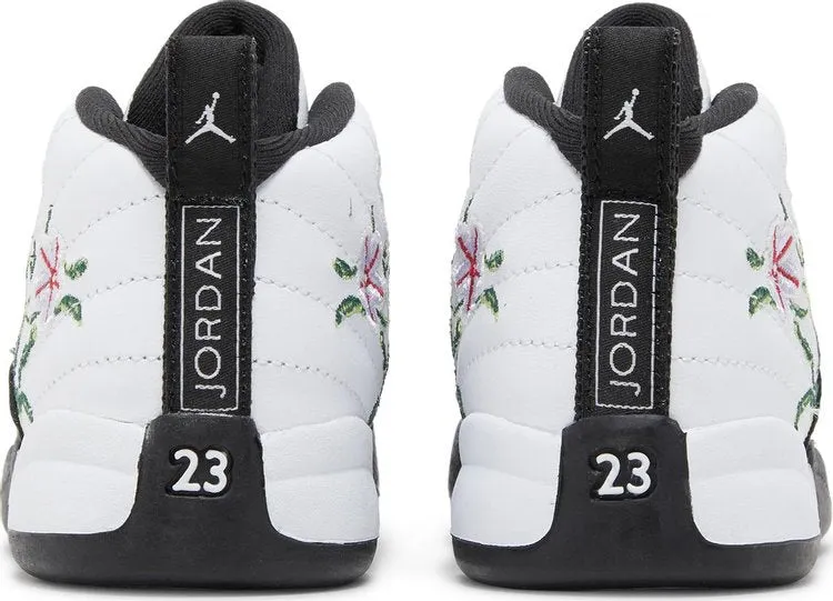 Air Jordan 12 Retro TD Floral sneakers, white