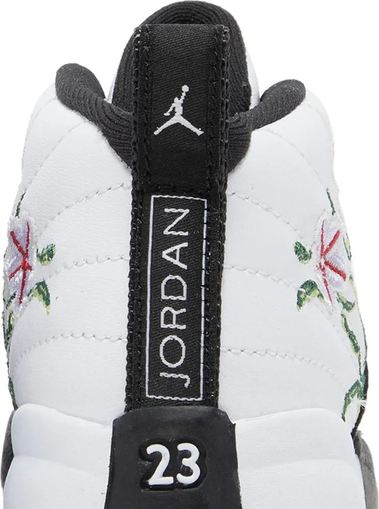 Air Jordan 12 Retro TD Floral sneakers, white