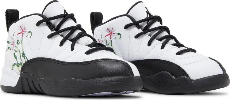 Air Jordan 12 Retro TD Floral sneakers, white