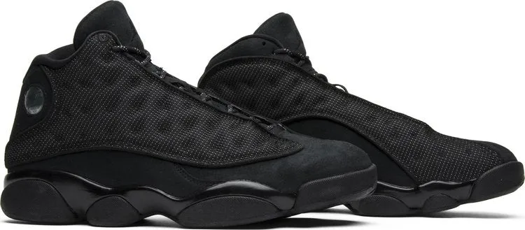 Air Jordan 13 Retro Black Cat Sneakers, black