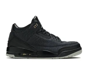 AIR JORDAN 3 RETRO 'BLACK FLIP' sneakers, black