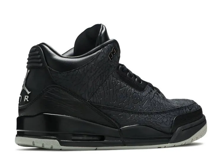 AIR JORDAN 3 RETRO 'BLACK FLIP' sneakers, black