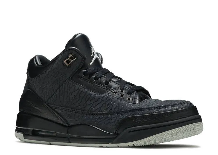 AIR JORDAN 3 RETRO 'BLACK FLIP' sneakers, black