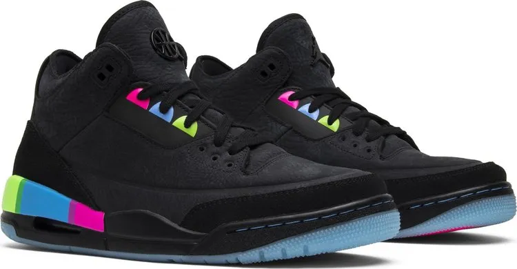 Air Jordan 3 Retro Quai 54 sneakers, black