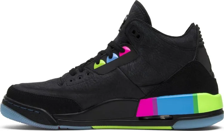 Air Jordan 3 Retro Quai 54 sneakers, black