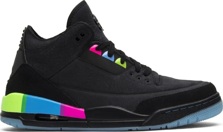 Air Jordan 3 Retro Quai 54 sneakers, black