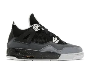 AIR JORDAN 4 RETRO GS 'FEAR' sneakers, black