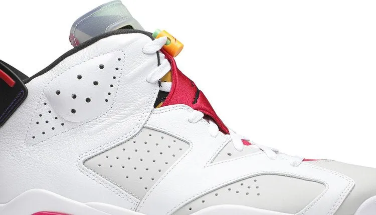 Air Jordan 6 Retro Hare Sneakers, Gray