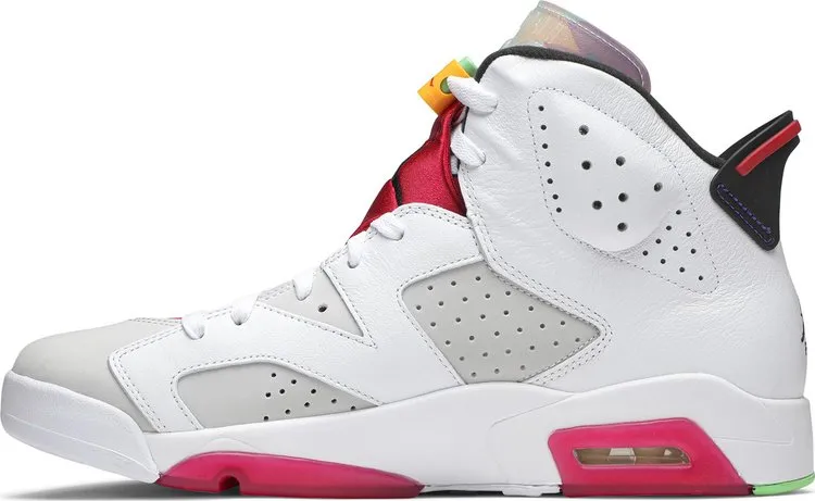 Air Jordan 6 Retro Hare Sneakers, Gray