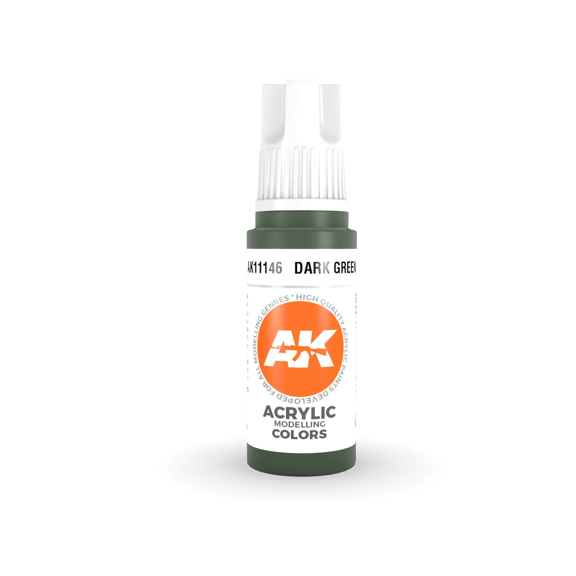 AK Interactive AK11146 3G Dark Green Acrylic Paint 17ml