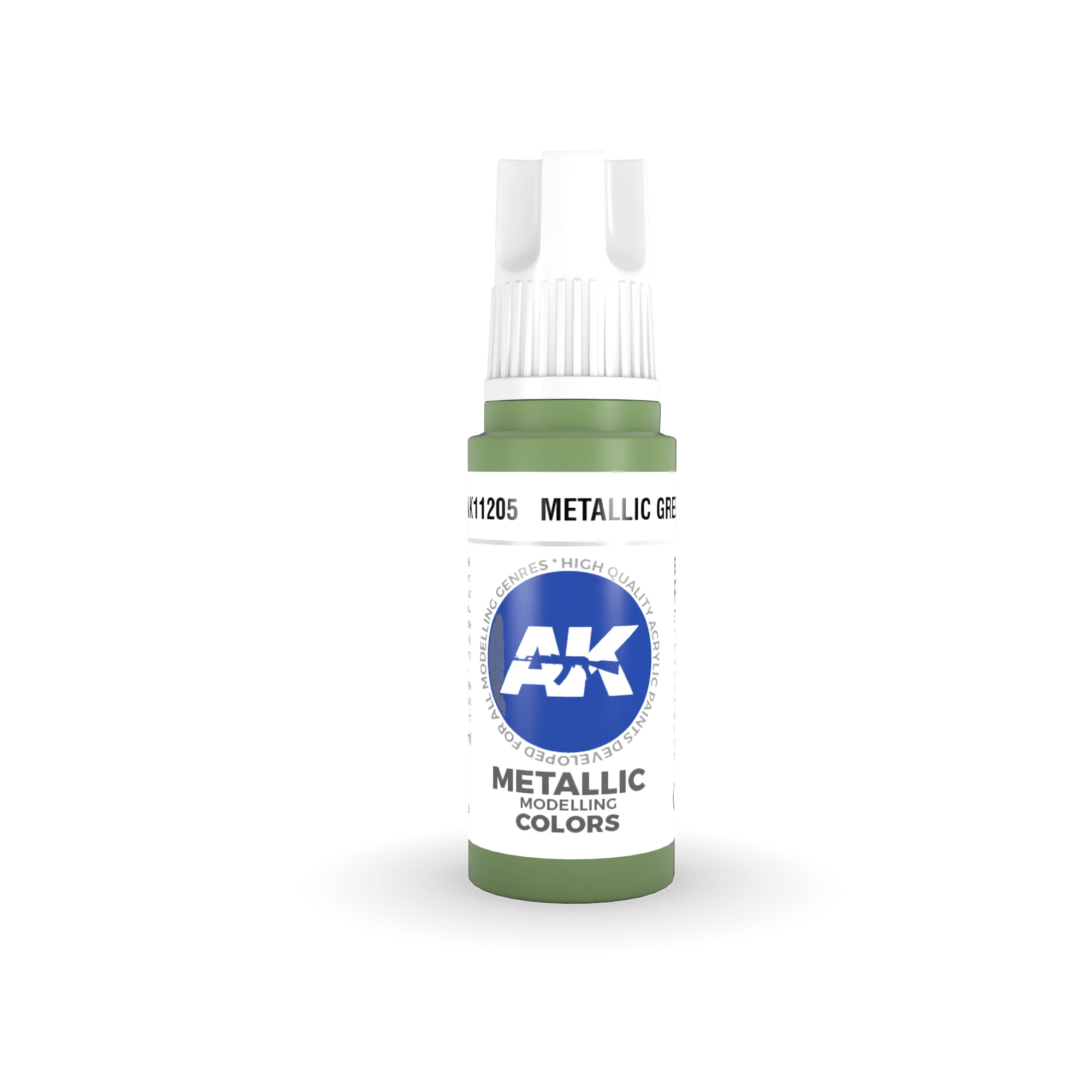 AK Interactive AK11205 3G Metallic Green Acrylic Paint 17ml