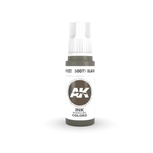 AK Interactive AK11222 3G Sooty Black Ink Acrylic Paint 17ml