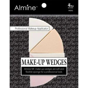 Almine Makeup Wedges 4Ct Half Moon Shape