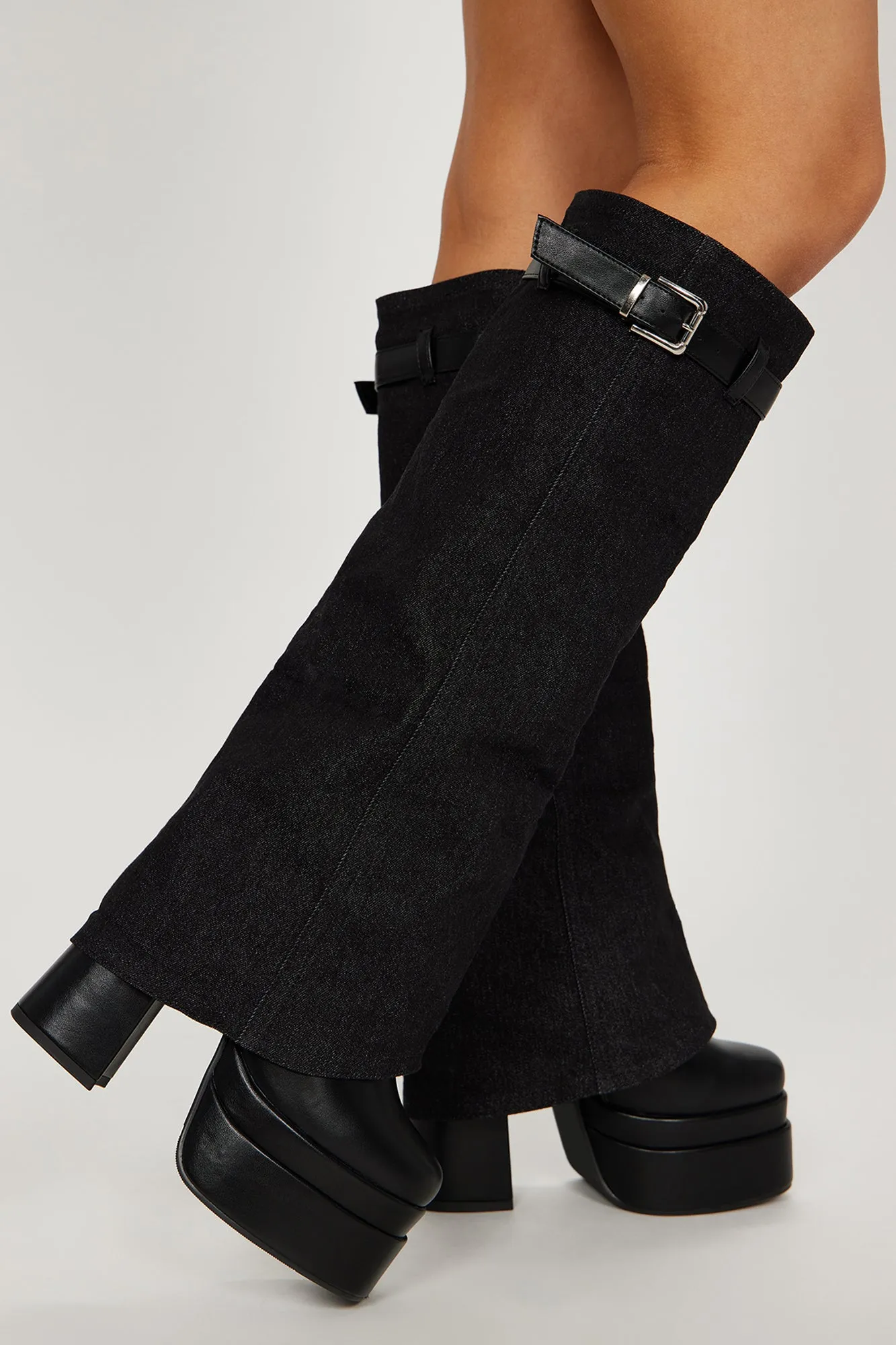 Avella Heeled Boots - Black