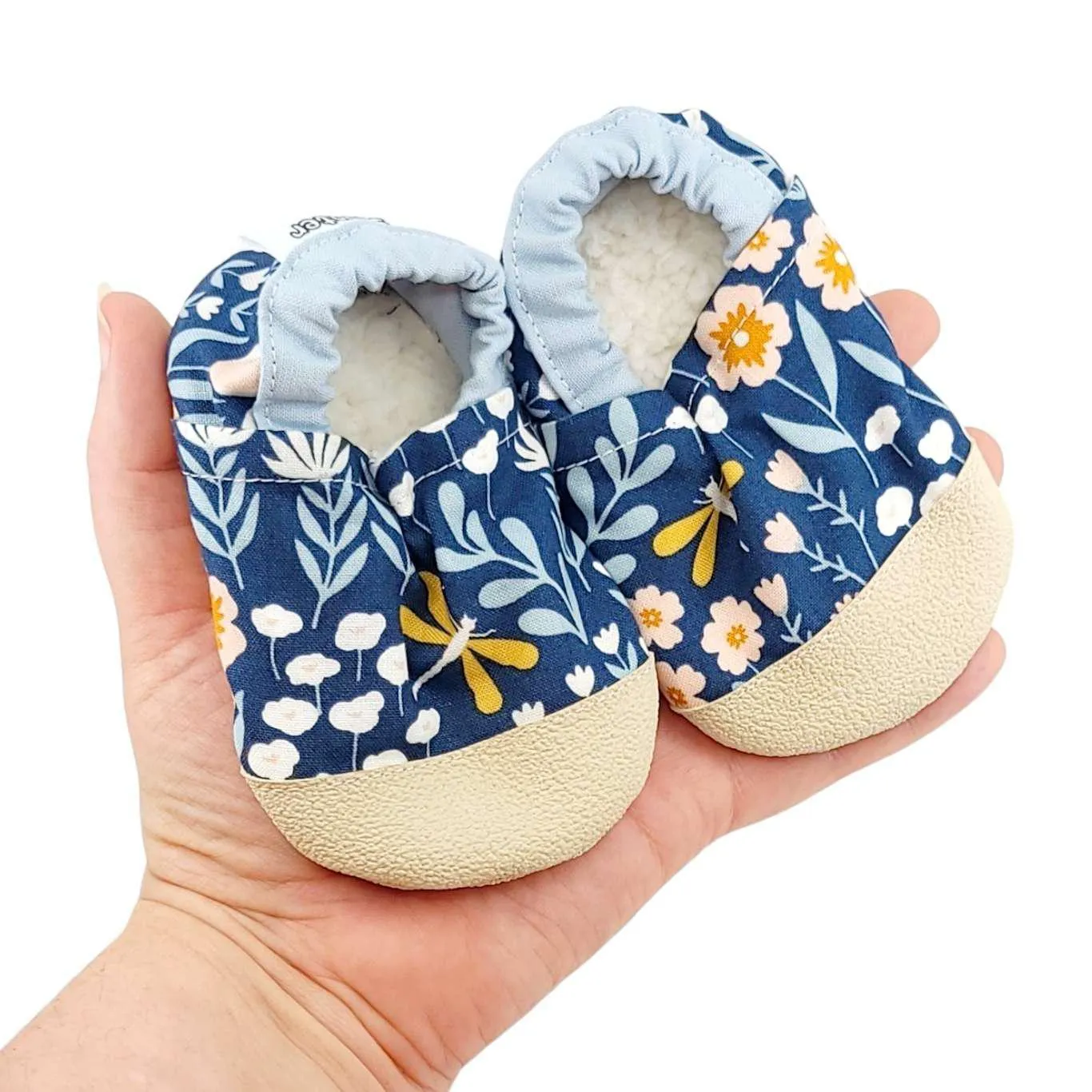 Baby Shoes - Dragonfly Lake (0-6mo or 6-12mo) by This Brave Journey