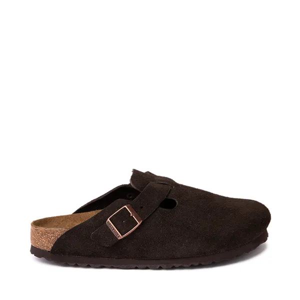 Birkenstock Women's Boston Clogs with Soft Insole, Mocha