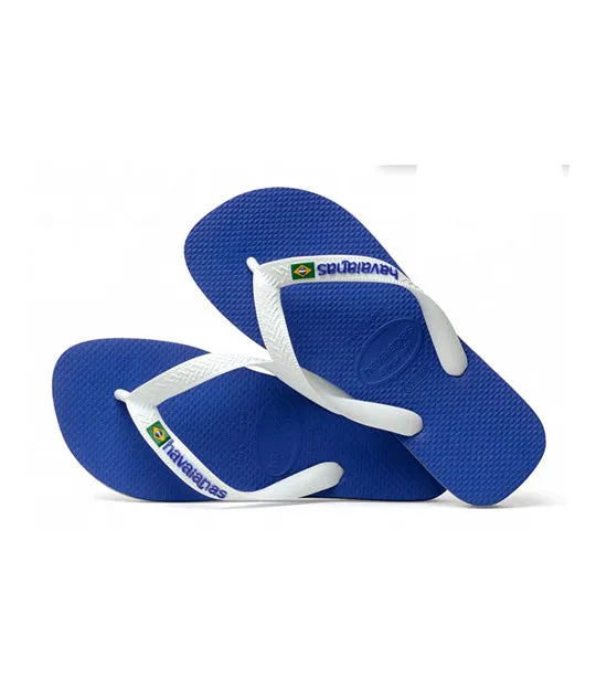 Brazil Logo Flip Flops Marine Blue