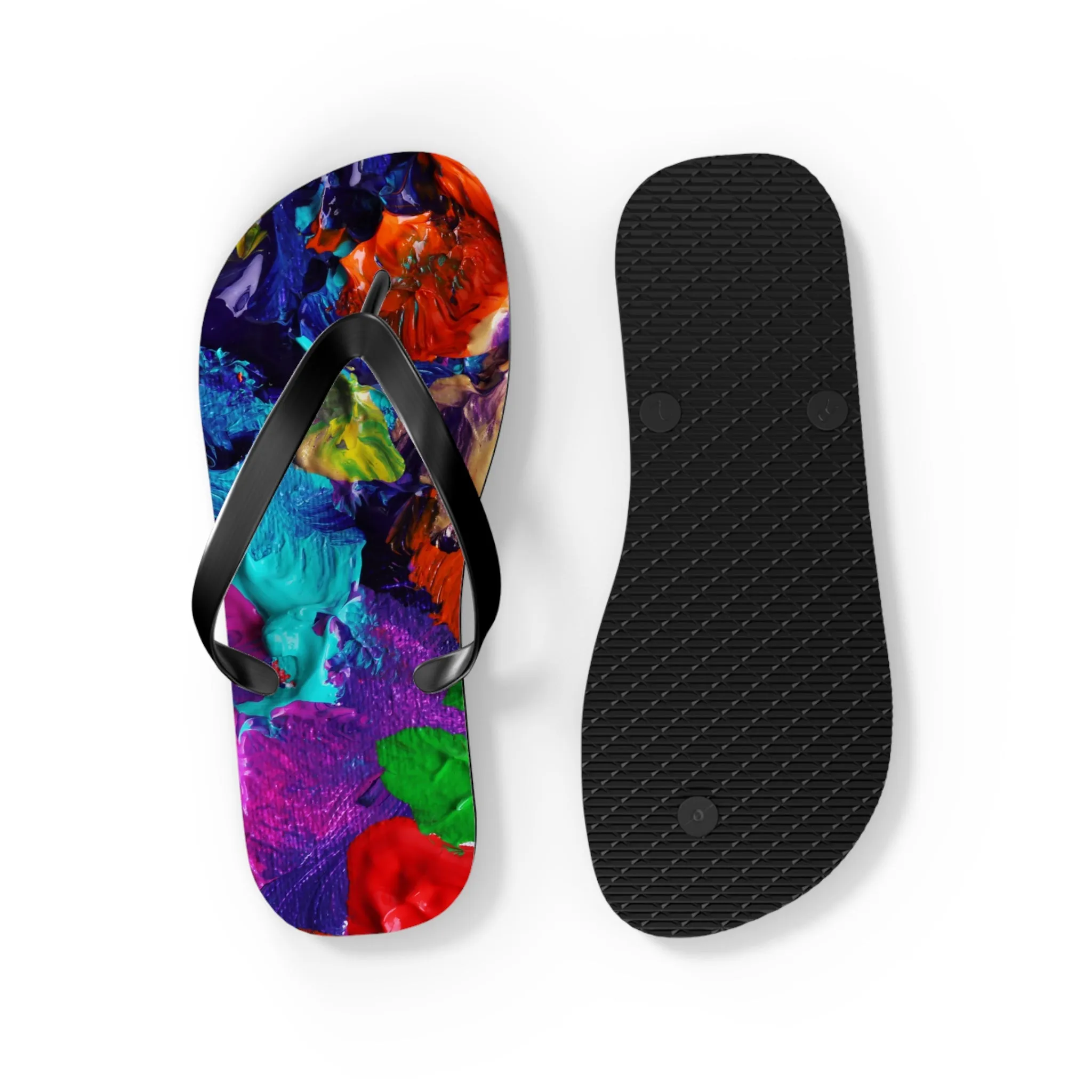 Color Paintings - Inovax Flip Flops