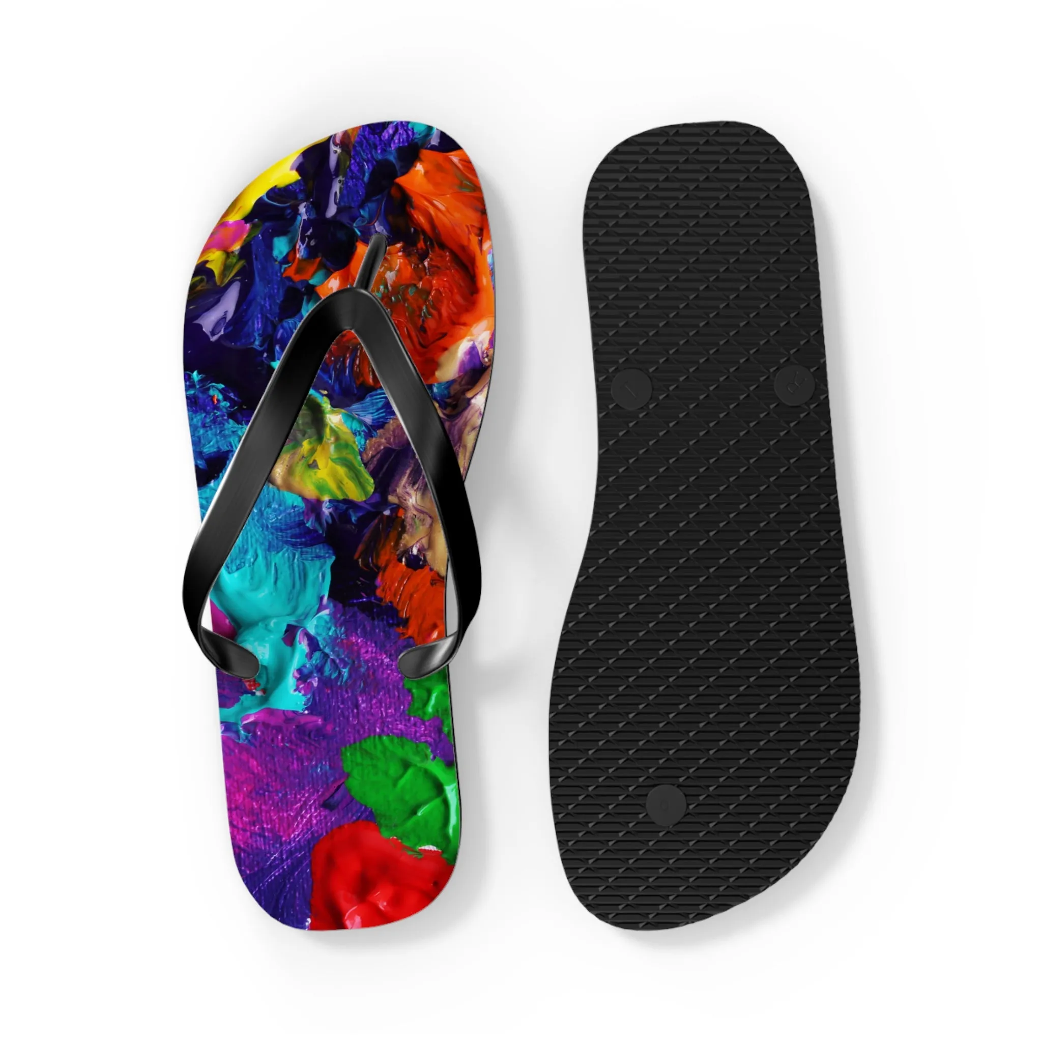 Color Paintings - Inovax Flip Flops