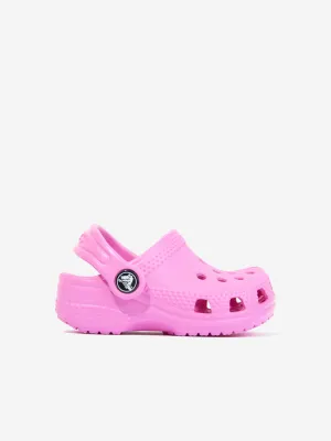 Crocs Baby Girls Little Classic Clog in Pink