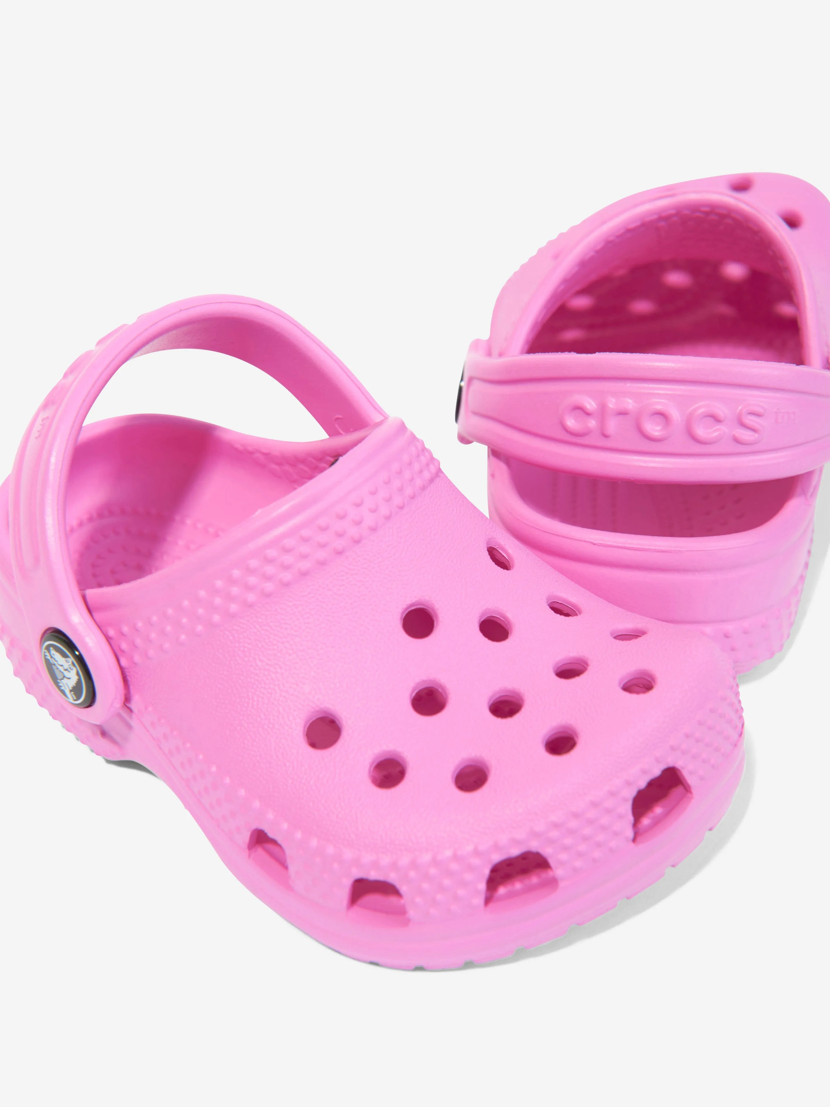 Crocs Baby Girls Little Classic Clog in Pink