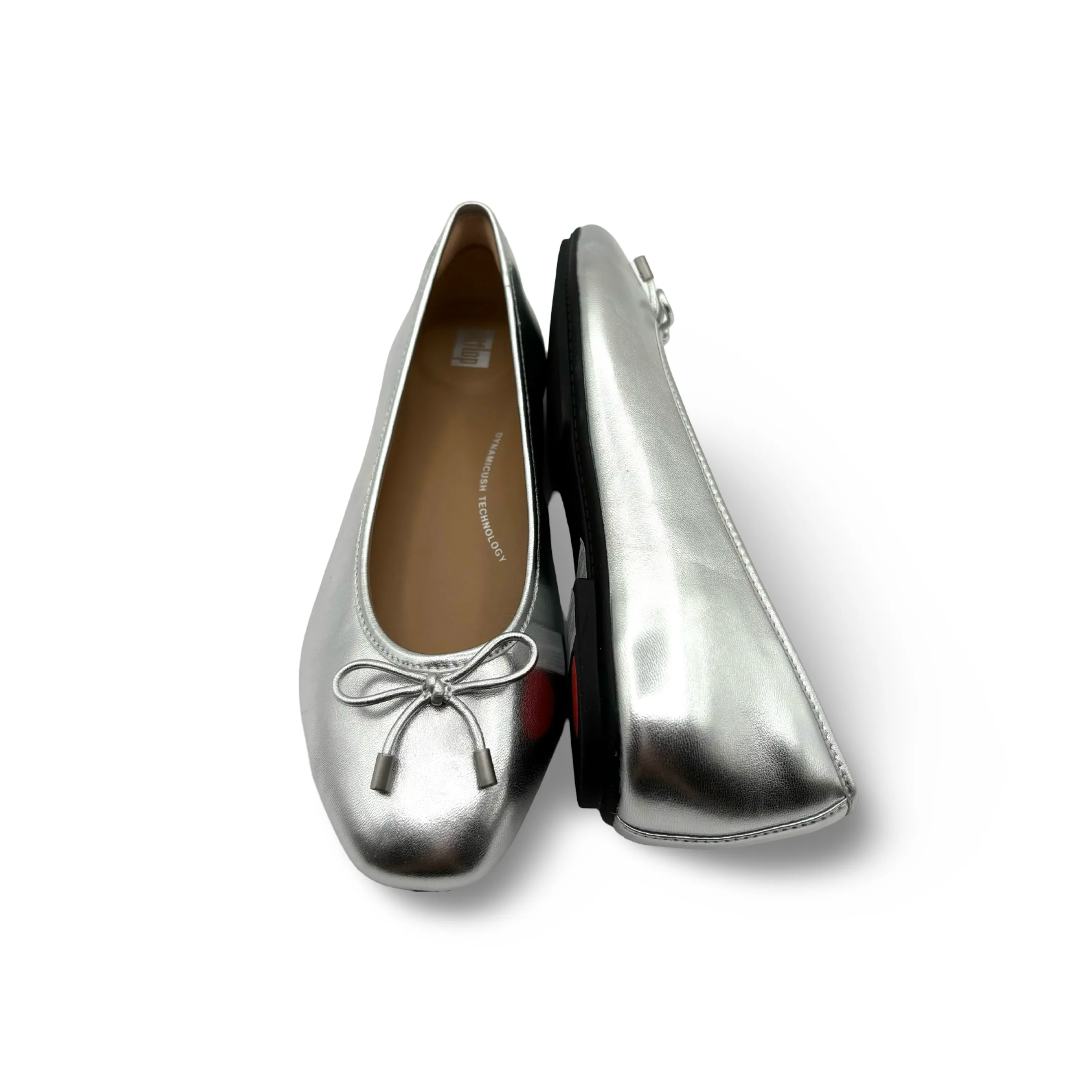 Delicato Silver Ballet Flat