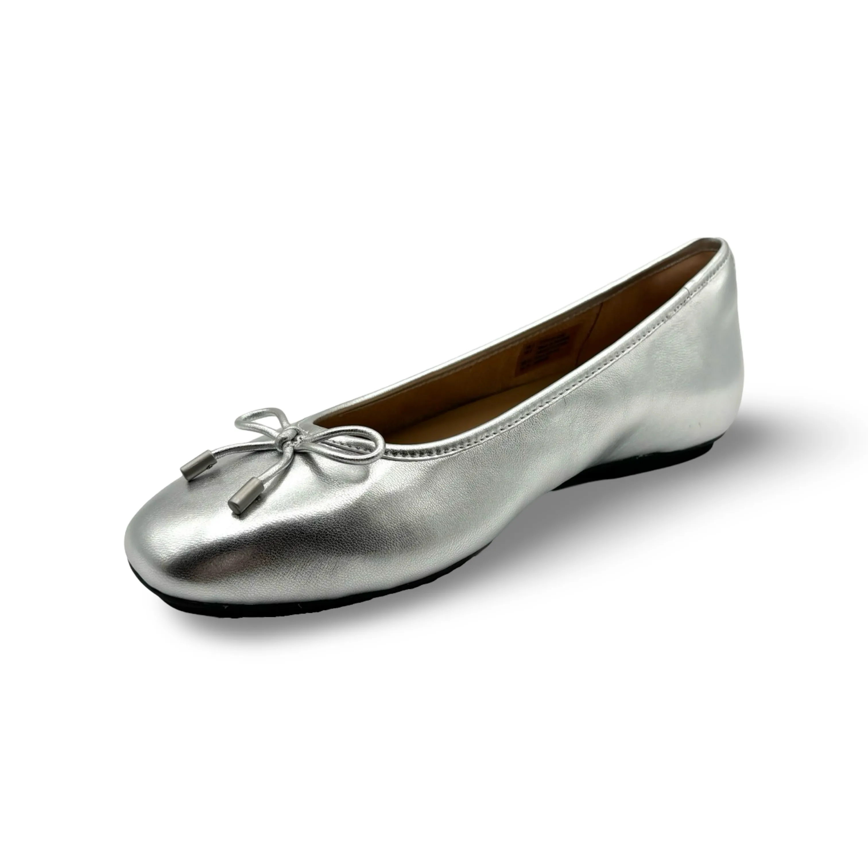 Delicato Silver Ballet Flat