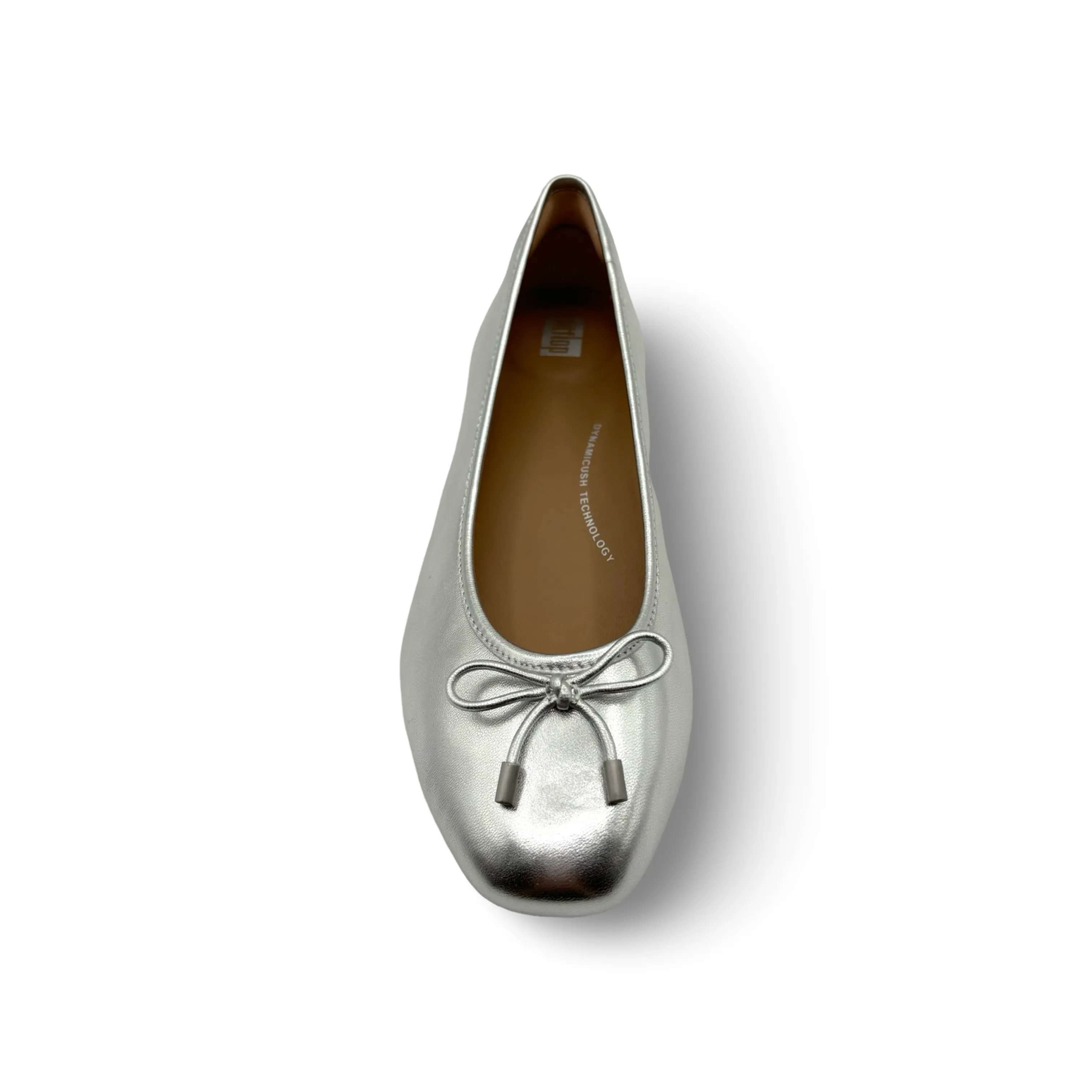 Delicato Silver Ballet Flat