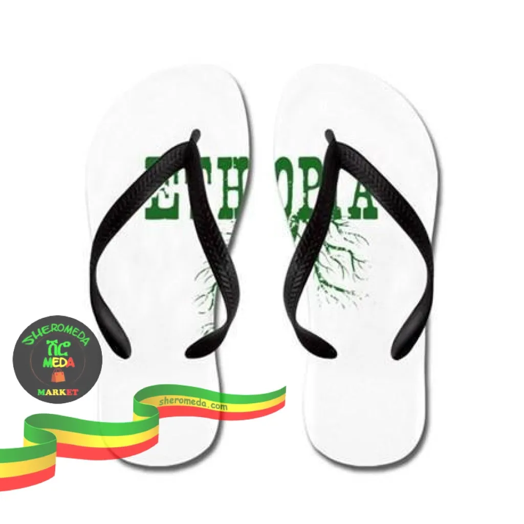 Ethiopia roots flip flops