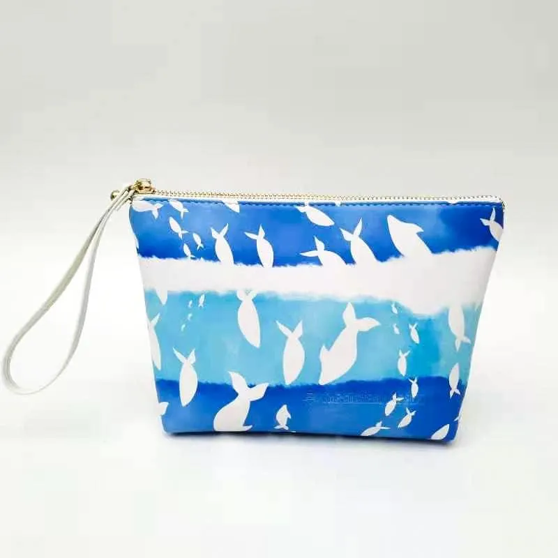 FINAL SALE -  School of Fish Storehouse Flats Carrying Wristlet Bag