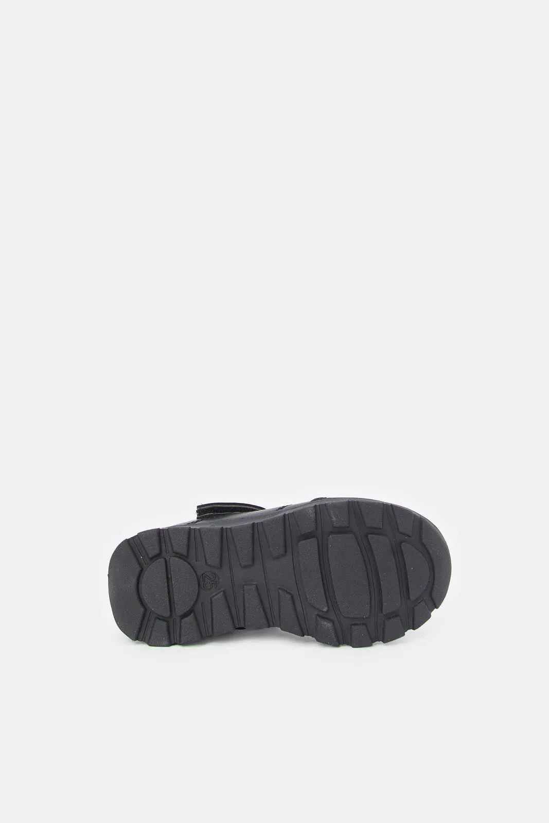 Girls Black Velcro Strap Mary Jane