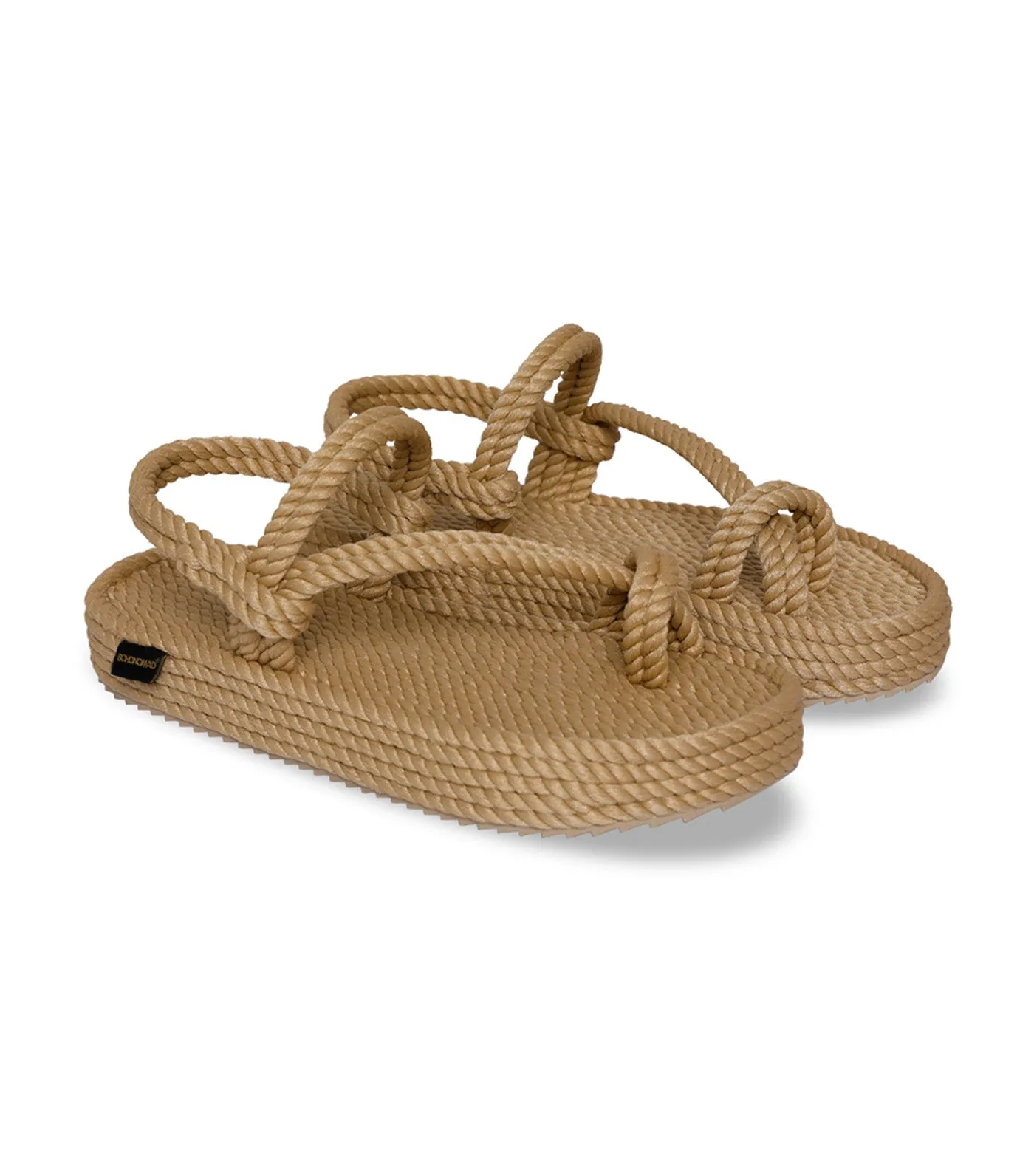 Hawaii Platform Sandals Beige