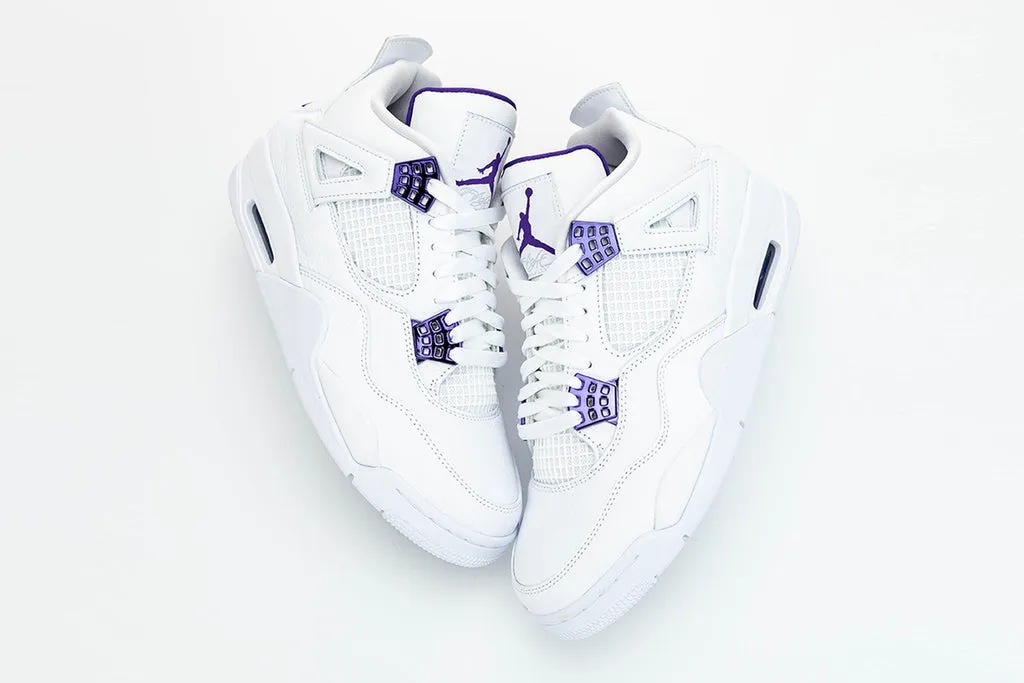 ike Air Jordan 4 Retro "Purple Metallic" Sneaker