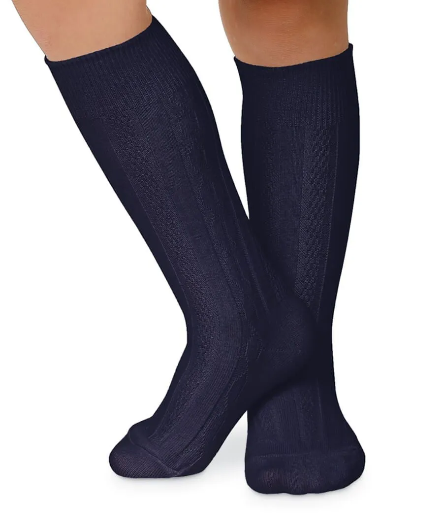 Jefferies Socks Classic Cable Knee High Socks 1 Pair  1625