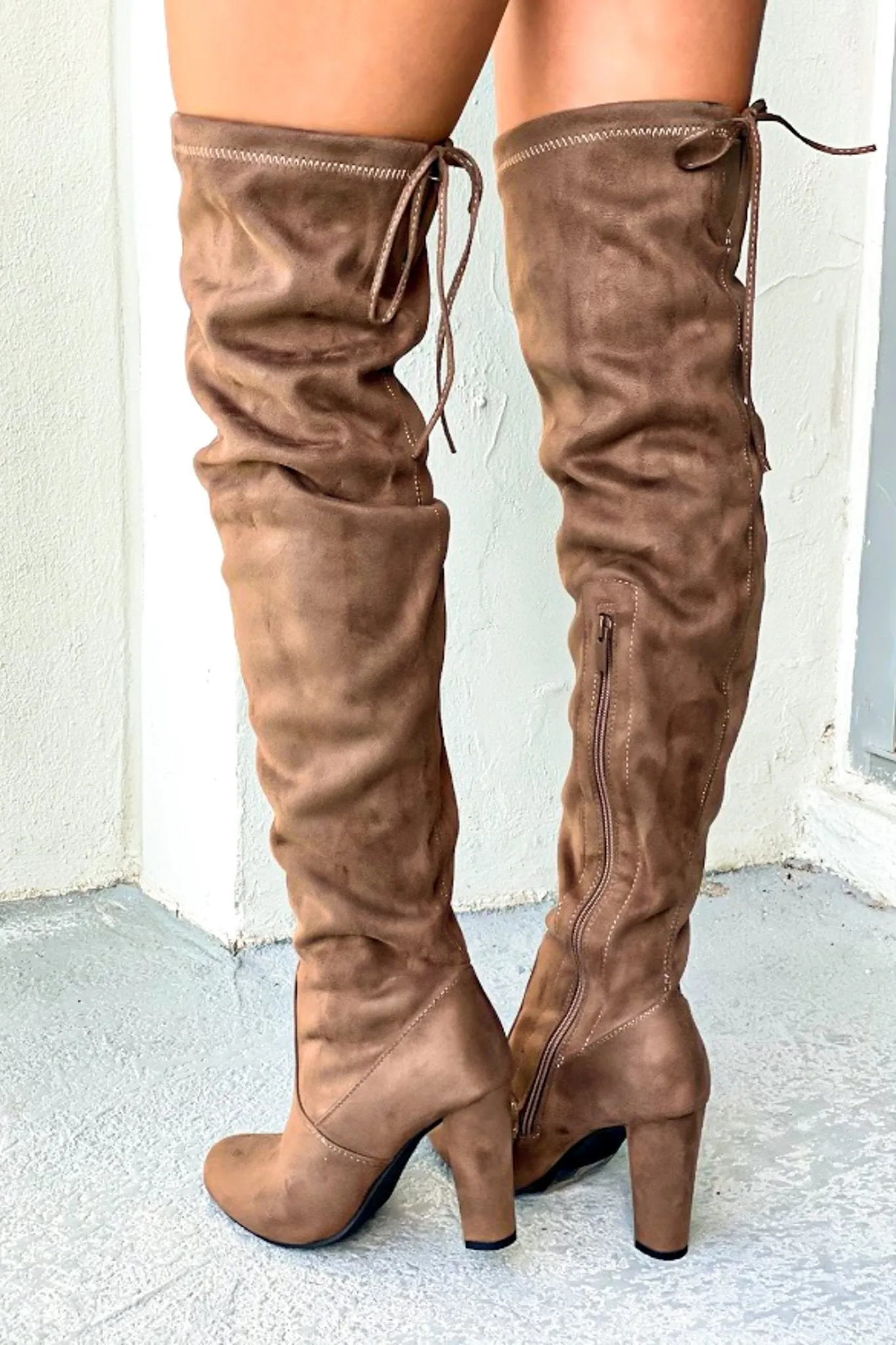 Keen Taupe Knee High Boots