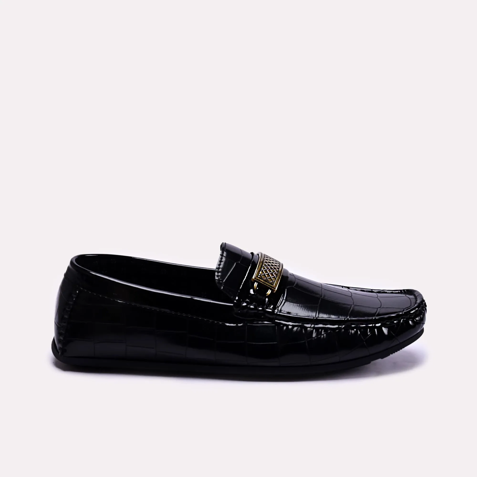 Kevin Black Quilted Loafers 0130782