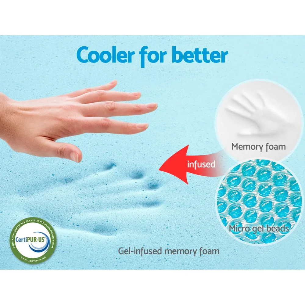 King Single - Cool Gel Memory Foam Mattress