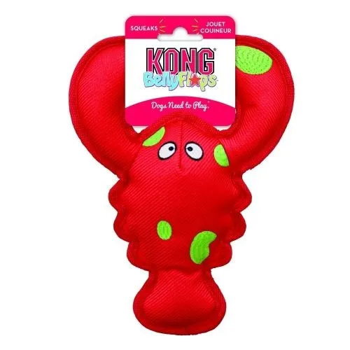 KONG Belly Flops Floating Lobster Dog Toy