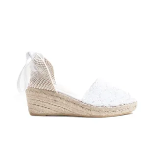 Lola 5 Espadrilles White Macrame