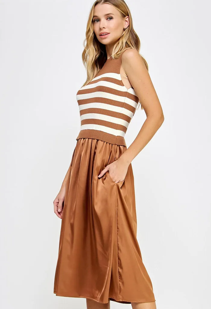 Lovely Latte Midi Dress