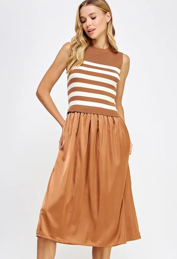 Lovely Latte Midi Dress