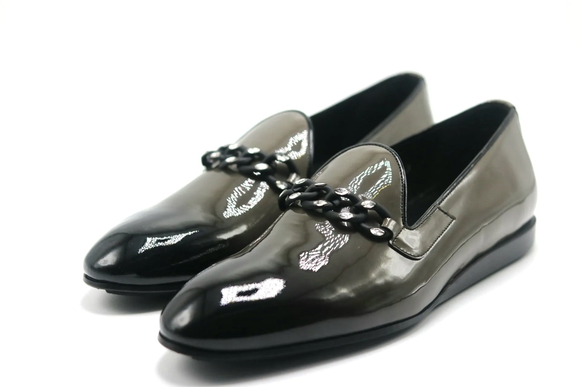 Luxury two-tone blend loafers