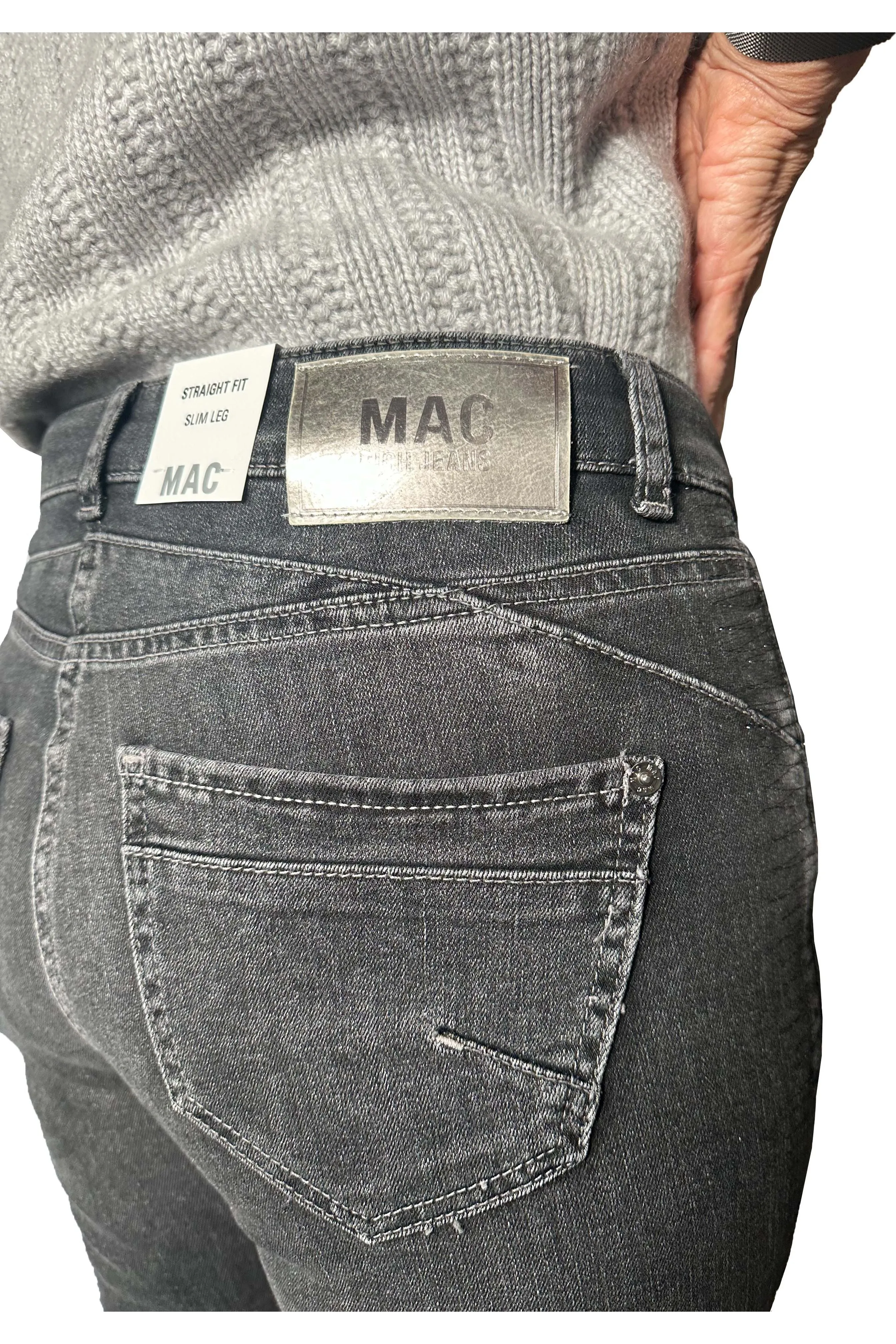 Mac Jeans Rich Slim Lurex 5757-9A-0389 | D945 Grey Basic Used