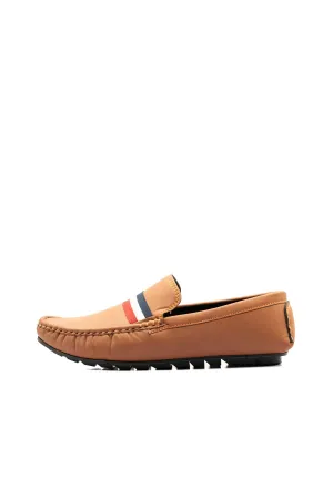 Men's Comfortable Striped Detail Loafers