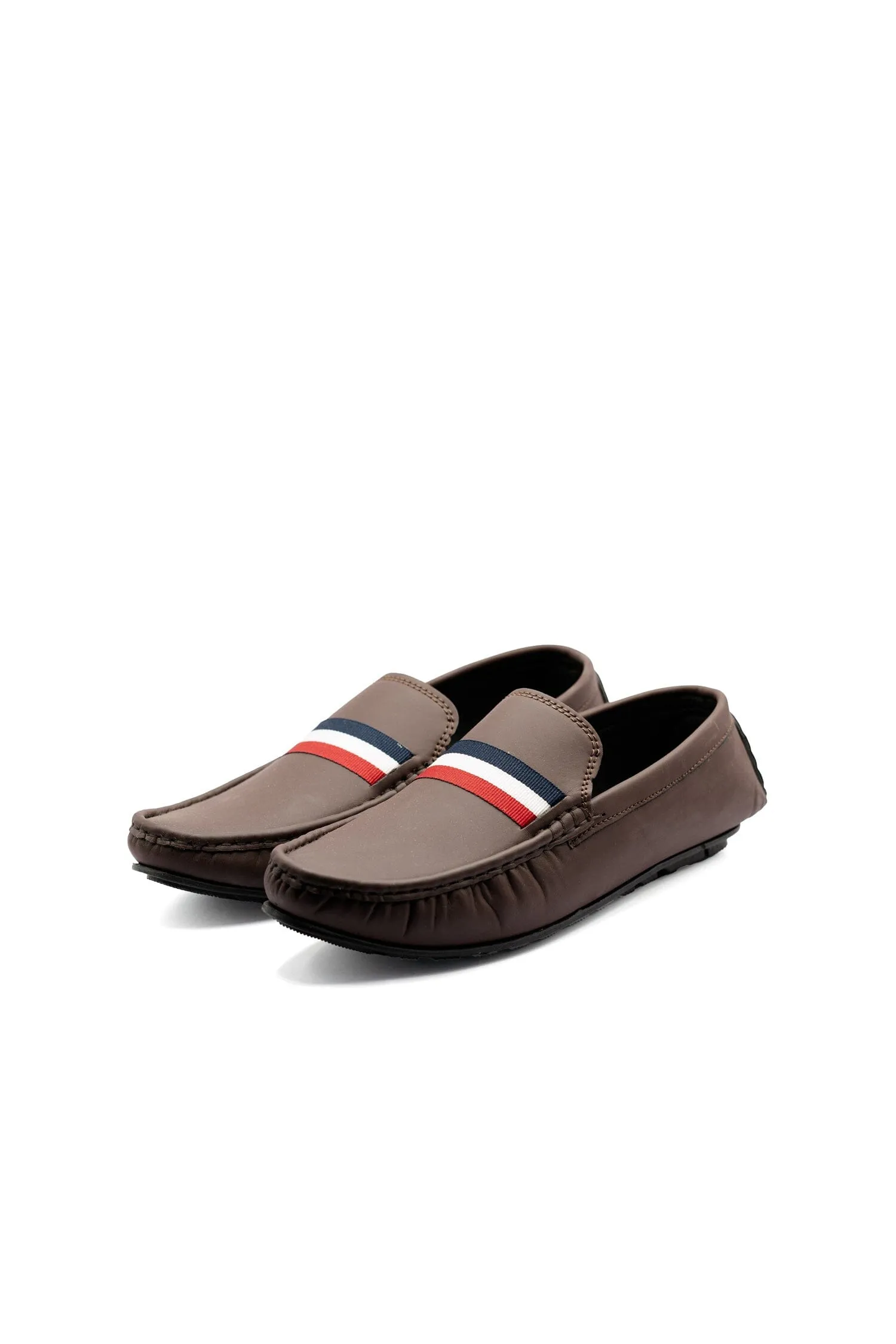 Men's Comfortable Striped Detail Loafers