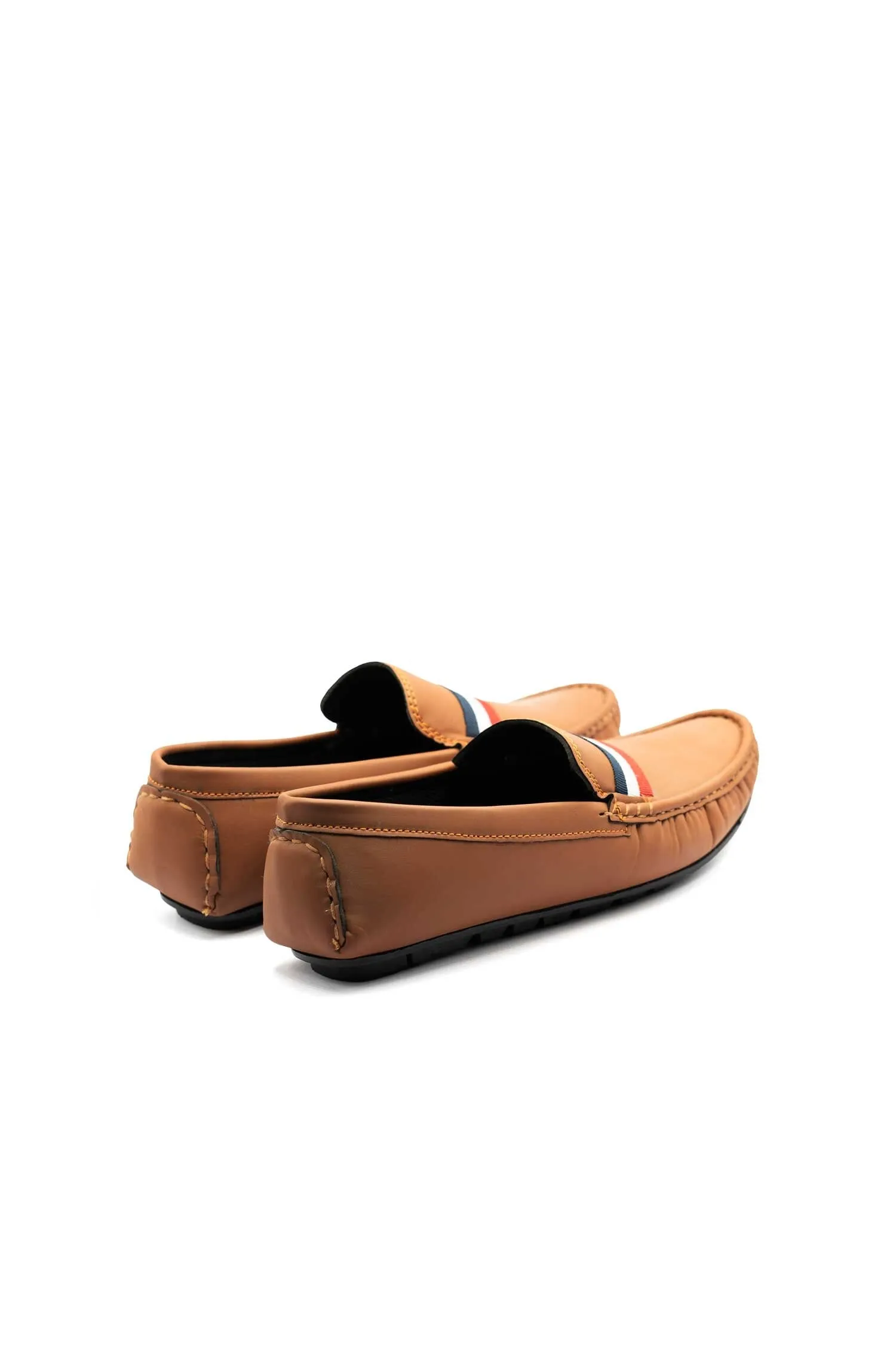 Men's Comfortable Striped Detail Loafers