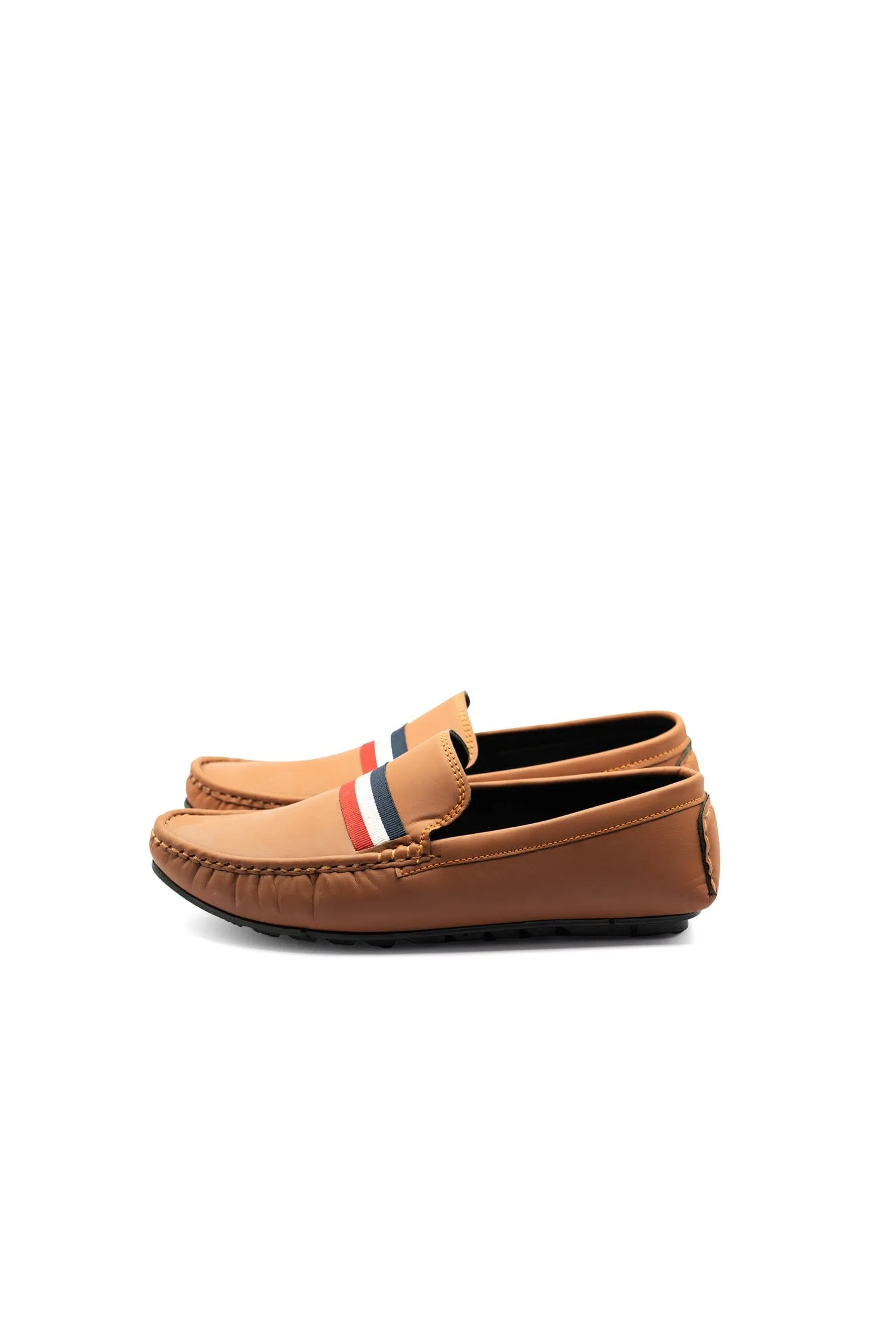 Men's Comfortable Striped Detail Loafers