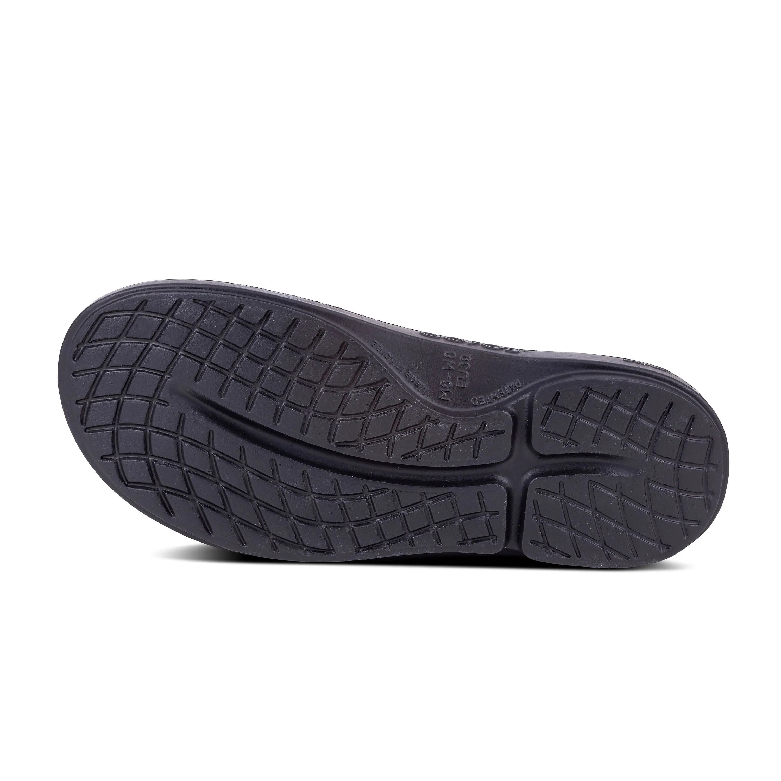 Men's OOFOS OOcloog 1200BLK Color:  Black